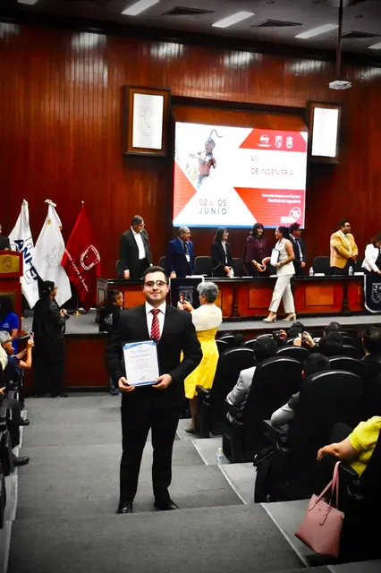 Constancia del reconocimiento ANFEI a mejor promedio graduado
